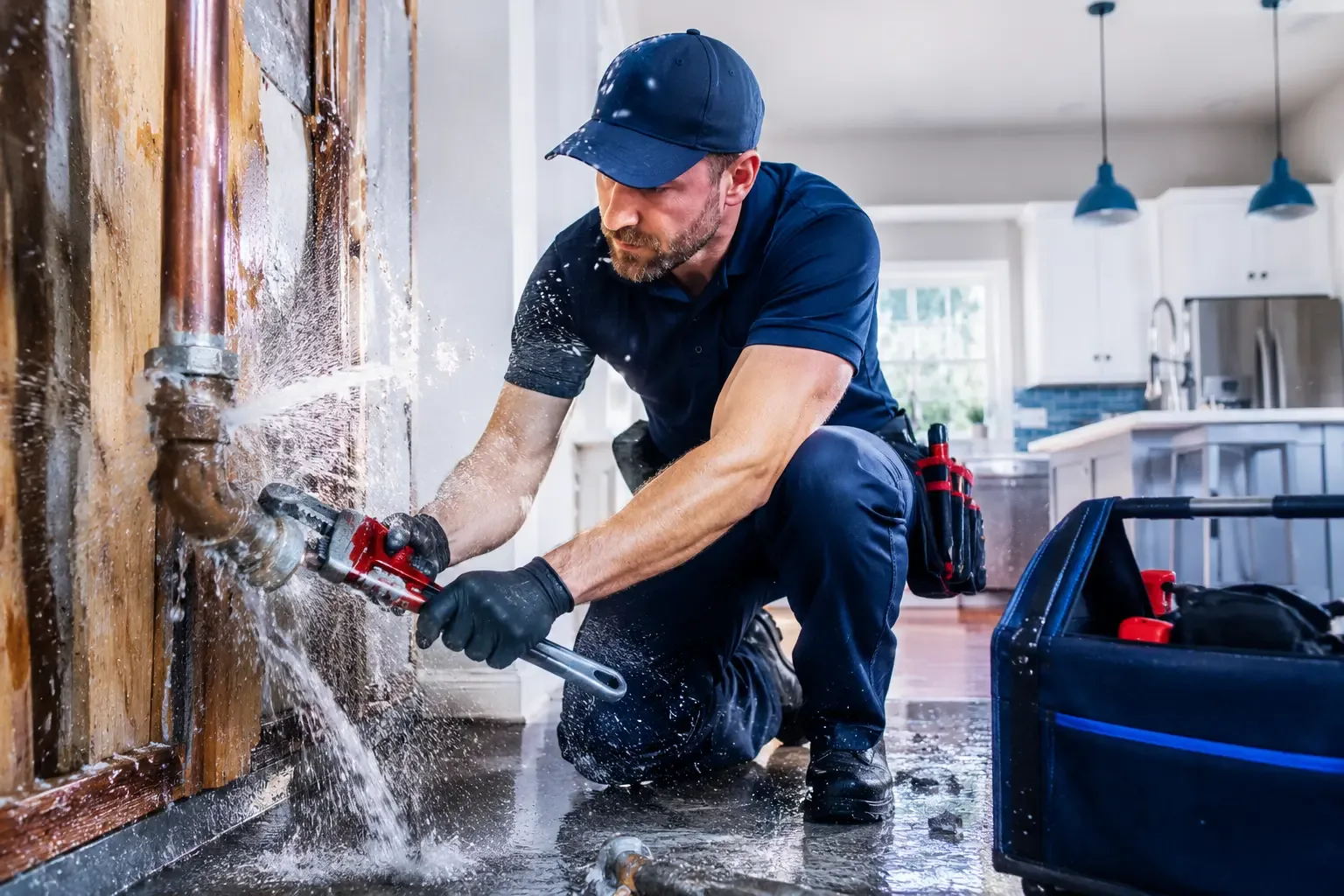 Local emergency pipe repair professionals in Holly Springs, MS